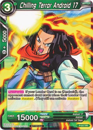 Terror escalofriante Androide 17 (Foil) (P-017) [Tarjetas de promoción] 