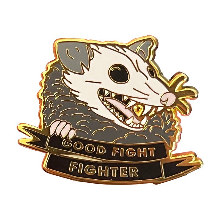 Inner Decay Good Fight Fighter Pin
