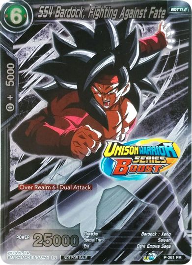 SS4 Bardock, Fighting Against Fate (Paquete de eventos 08) (P-261) [Tarjetas de promoción de torneos] 