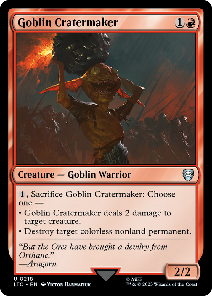Goblin Cratermaker [El Señor de los Anillos: Tales of Middle-Earth Commander] 