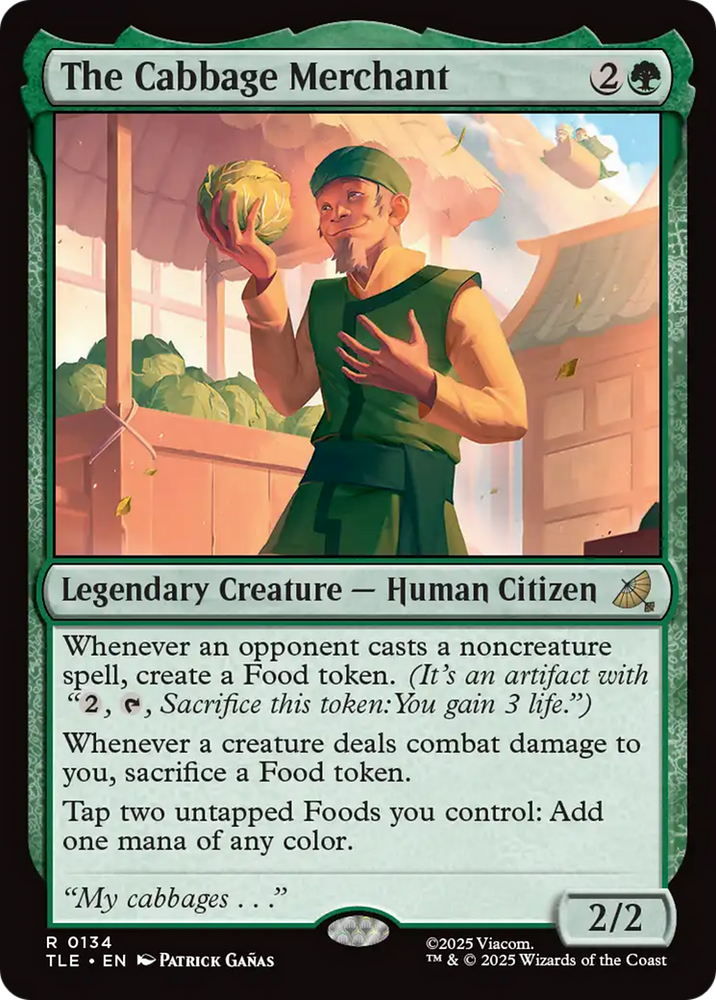 The Cabbage Merchant [Avatar: The Last Airbender: Eternal-Legal]