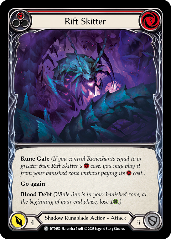 Rift Skitter (rojo) [DTD152] (Desanochecer hasta el amanecer) 
