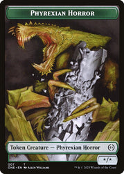 Duende pirexiano // Ficha de doble cara de terror pirexiano [Phyrexia: todas serán unas fichas] 