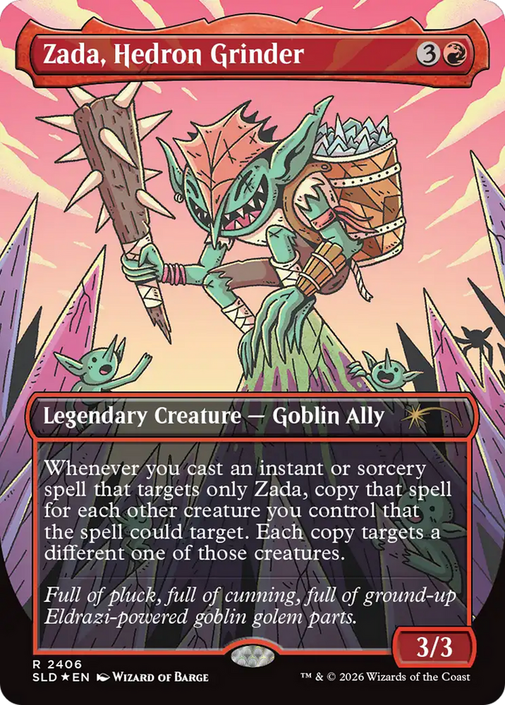 Zada, Hedron Grinder (Display Commander) - Thick Stock [Secret Lair Drop Series]