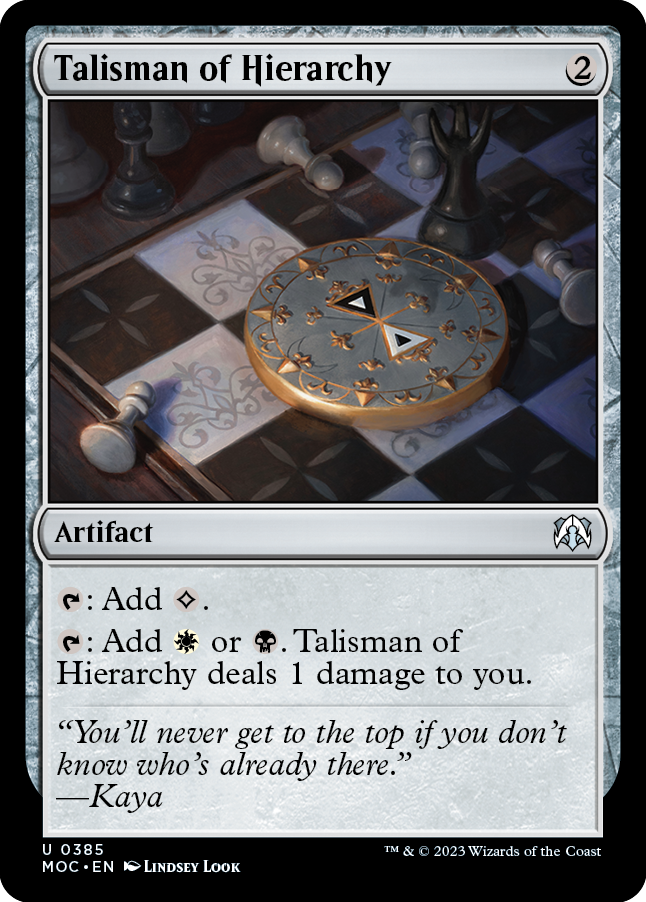 Talisman of Hierarchy [March of the Machine Commander]