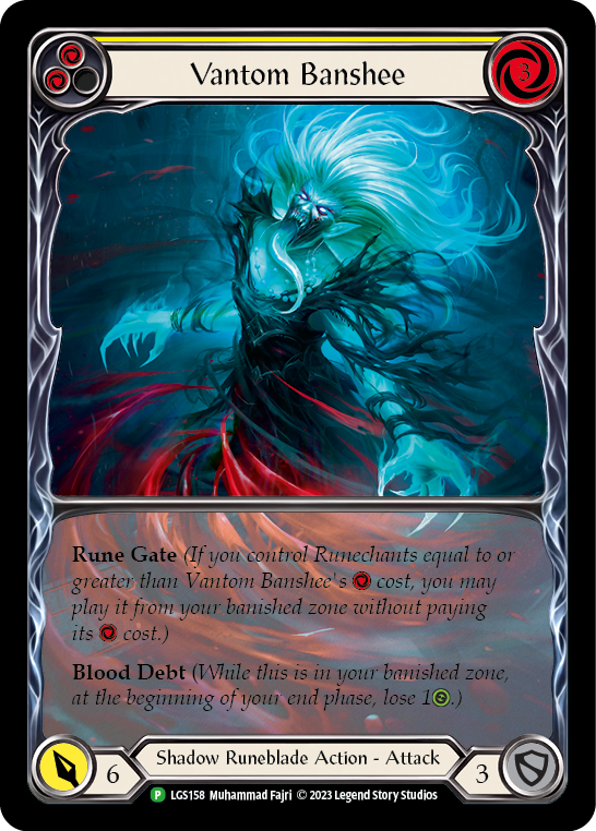 Vantom Banshee (Amarillo) (Arte extendido) [LGS158] (Promoción) Lámina arcoíris 