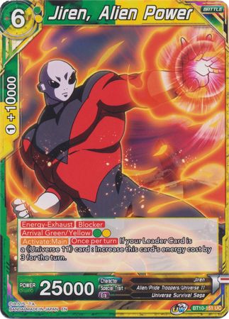 Jiren, Alien Power (BT10-151) [Rise of the Unison Warrior 2da edición] 