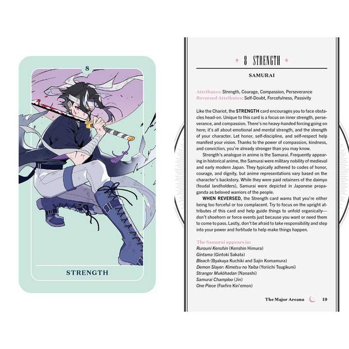 Anime Tarot Deck and Guidebook By Natasha Yglesias