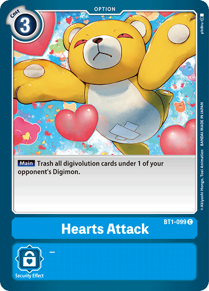 Hearts Attack [BT1-099] [Lanzamiento de refuerzo especial Ver.1.0] 
