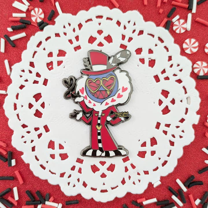 Sugar Cubed Studios Enamel Pins - Valentino