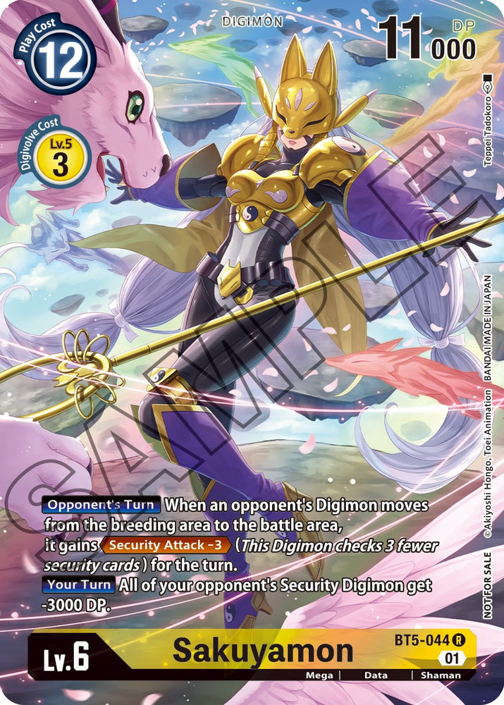 Sakuyamon [BT5-044] (Juego de cartas de domador 1) [Battle of Omni Promos] 