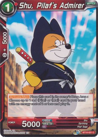 Shu, el admirador de Pilaf (BT10-021) [Rise of the Unison Warrior 2da edición] 