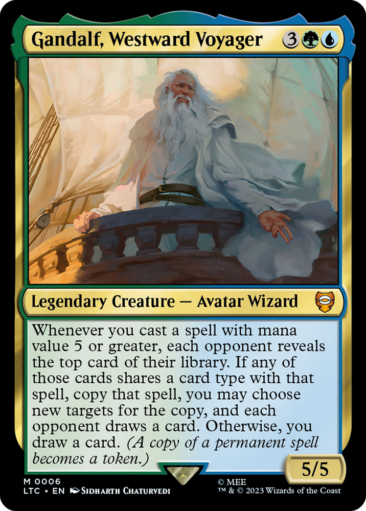 Gandalf, Viajero hacia el Oeste [El Señor de los Anillos: Cuentos del Comandante de la Tierra Media] 