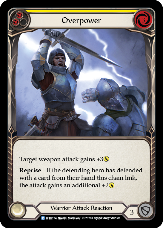 Overpower (Amarillo) [U-WTR124] (Bienvenido a Rathe Unlimited) Ilimitado Normal 
