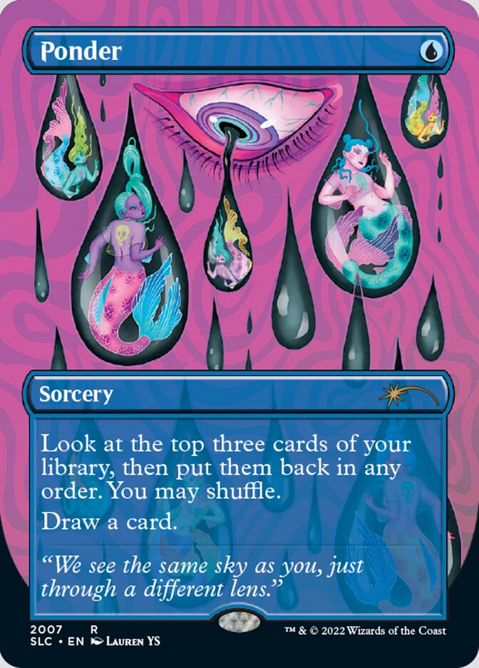 Ponder (Borderless) [Kit de cuenta regresiva del 30 aniversario de Secret Lair] 