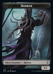 Horror // Ficha de doble cara de centauro [Commander Legends: Battle for Baldur's Gate Tokens] 