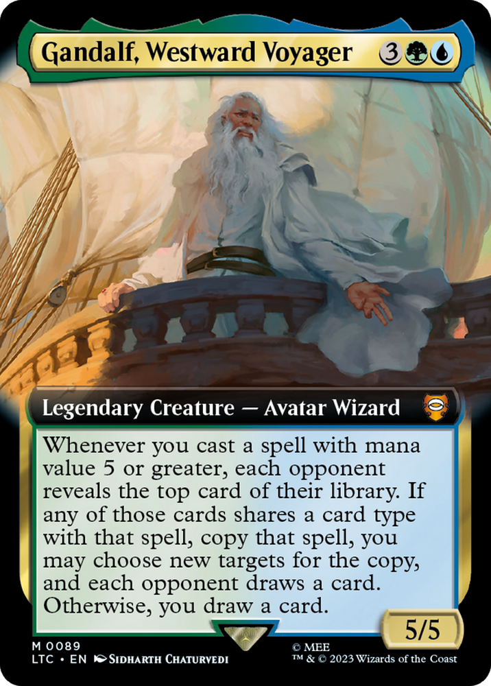 Gandalf, Westward Voyager (Arte extendido) [El Señor de los Anillos: Cuentos del Comandante de la Tierra Media] 
