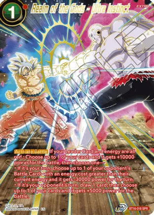 Reino de los Dioses - Ultra Instinct (SPR) (BT16-018) [Reino de los Dioses] 