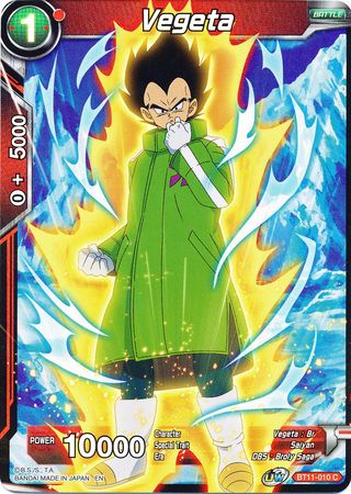 Vegeta (BT11-010) [Línea de sangre bermellón 2.a edición] 