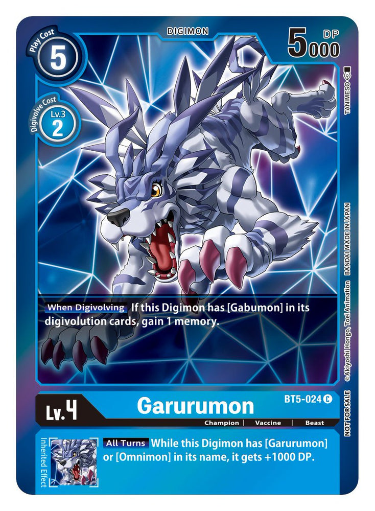 Garurumon [BT5-024] (Paquete de eventos 2) [Batalla de Omni] 