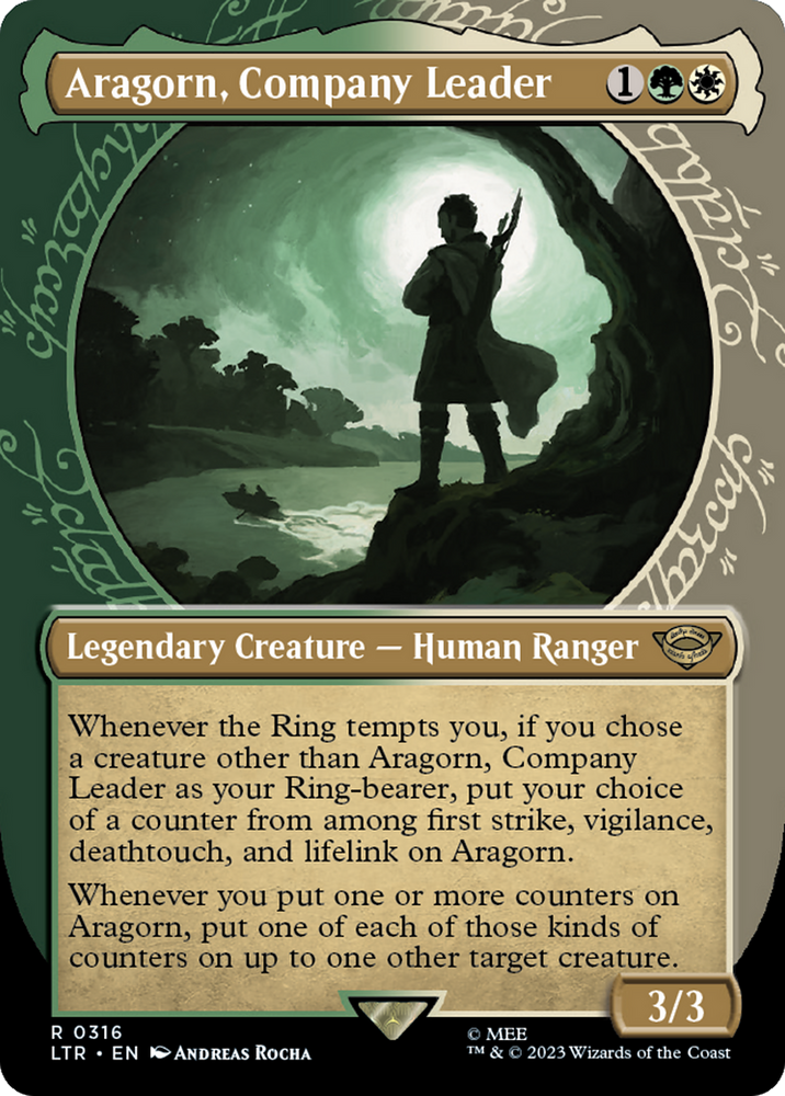Aragorn, líder de la empresa (marco de anillo de exhibición) [El Señor de los Anillos: Cuentos de la Tierra Media] 