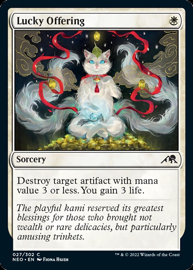 Ofrenda de la suerte [Kamigawa: Dinastía Neón] 