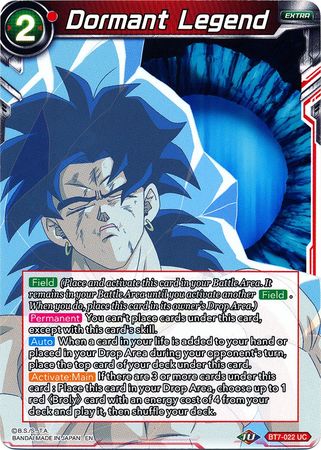 Leyenda inactiva (BT7-022) [Asalto de los Saiyajin] 