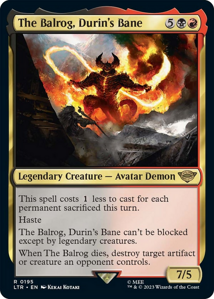 El Balrog, la pesadilla de Durin [El Señor de los Anillos: Cuentos de la Tierra Media] 