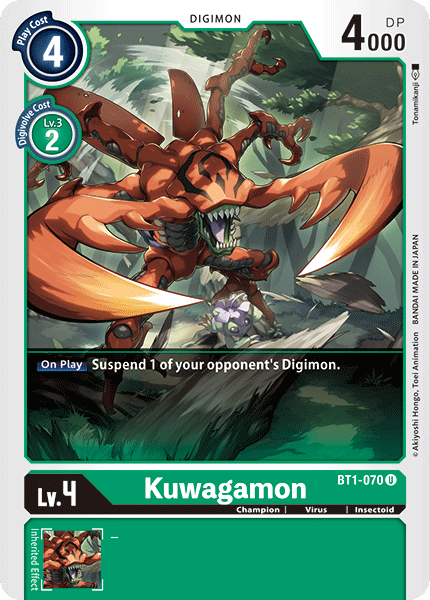 Kuwagamon [BT1-070] [Lanzamiento de refuerzo especial Ver.1.0] 