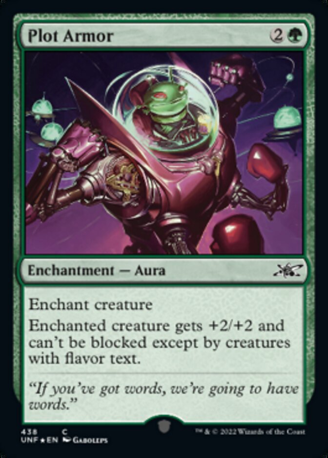 Armadura de trama (Galaxy Foil) [Unfinity] 