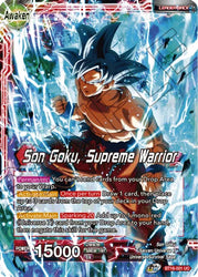 Son Goku // Son Goku, Guerrero Supremo (BT16-001) [Reino de los Dioses] 