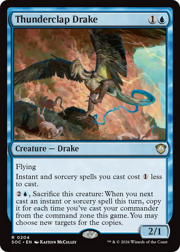 Thunderclap Drake [Secrets of Strixhaven Commander]