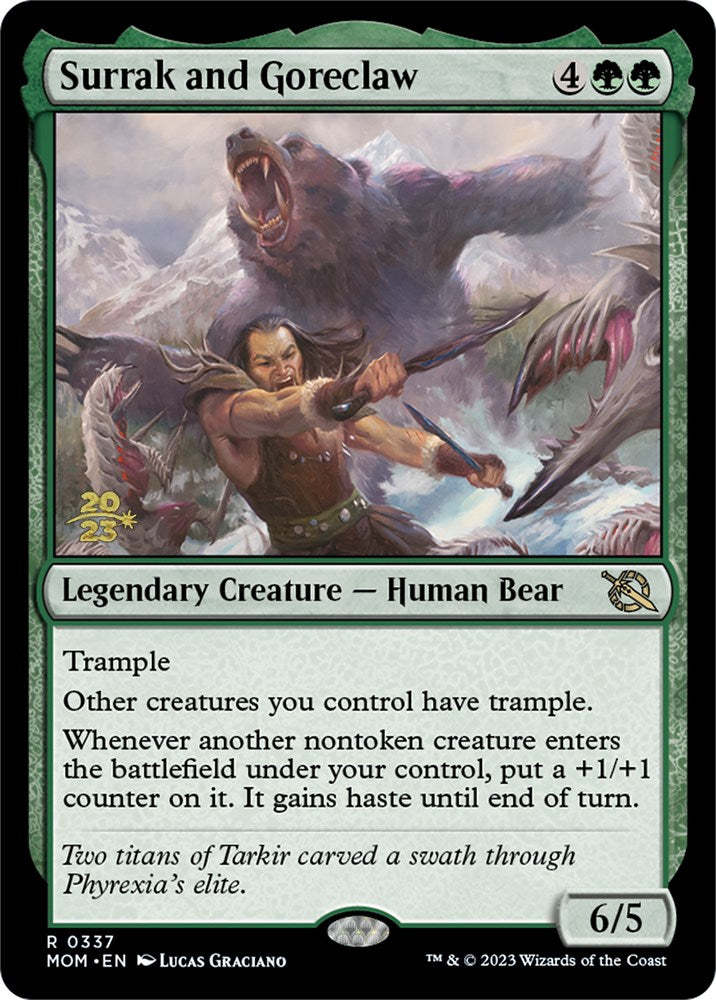 Surrak y Goreclaw [Promociones de presentación de March of the Machine] 
