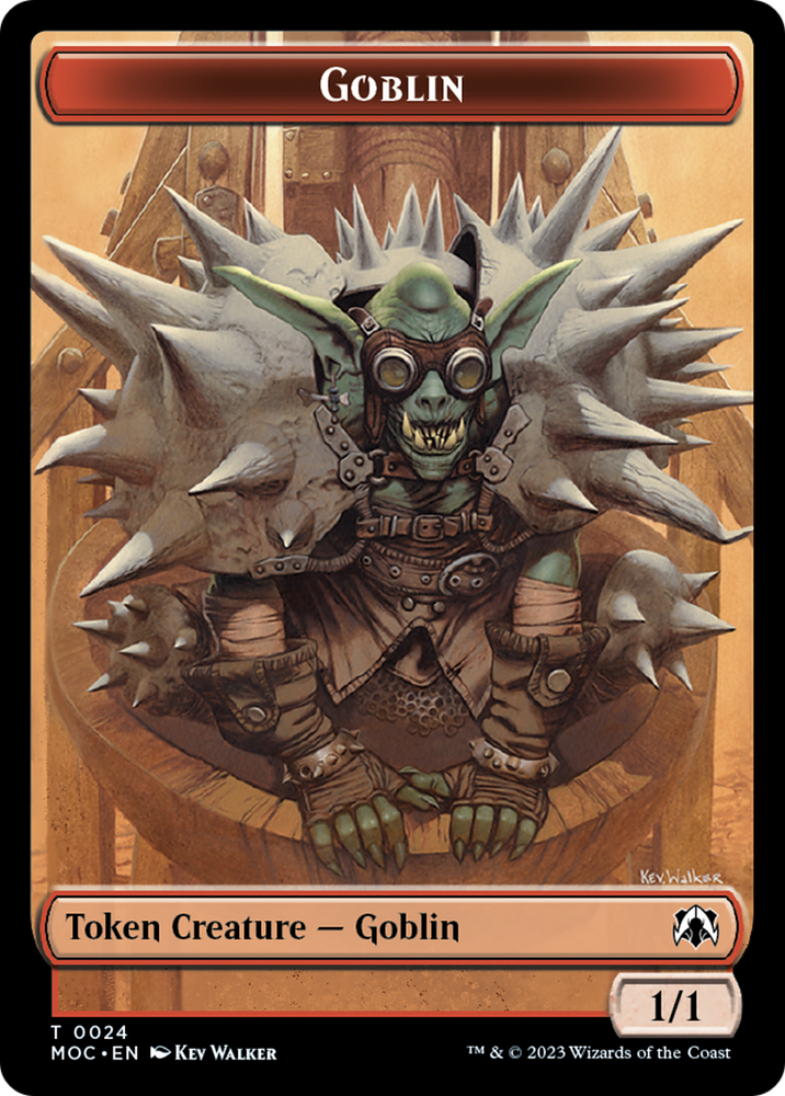 Duende // Ficha de doble cara Eldrazi [Fichas de Comandante de la Marcha de la Máquina] 