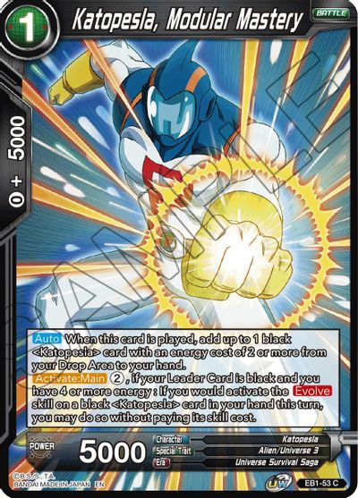 Katopesla, maestría modular (EB1-53) [Aumento de evolución de batalla] 