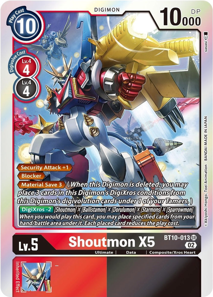 Shoutmon X5 [BT10-013] [Encuentro con Xros] 