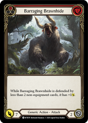 Barraging Brawnhide (Rojo) [U-WTR176] (Bienvenido a Rathe Unlimited) Ilimitado Normal 