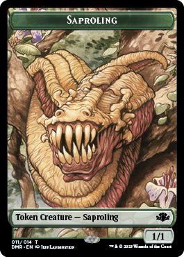 Zombie // Ficha de doble cara de Saproling [Fichas remasterizadas de Dominaria] 