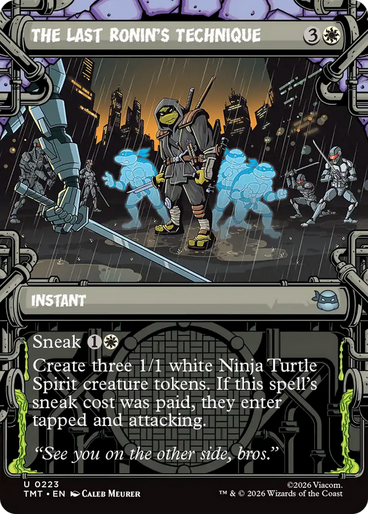 The Last Ronin's Technique (Showcase) [Teenage Mutant Ninja Turtles]