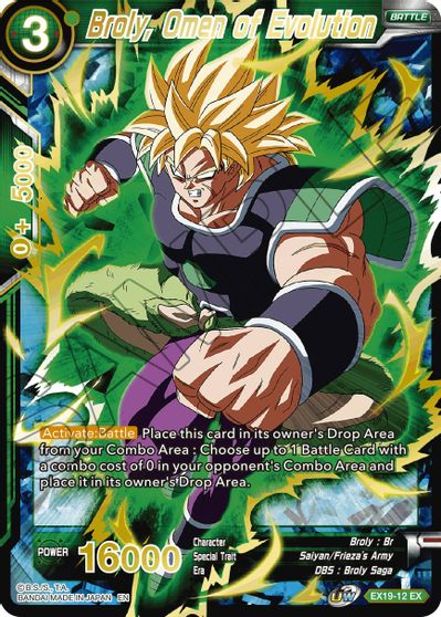 Broly, Presagio de la Evolución (EX19-12) [Set especial de aniversario 2021] 
