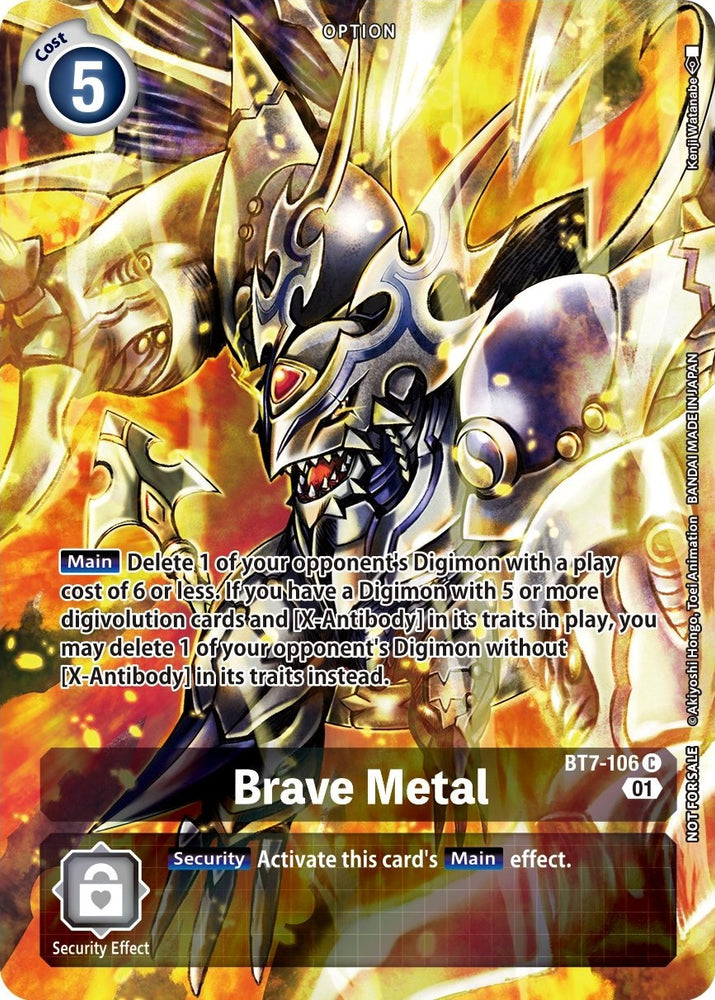 Brave Metal [BT7-106] (Juego de mazos premium) [Promociones de próxima aventura] 