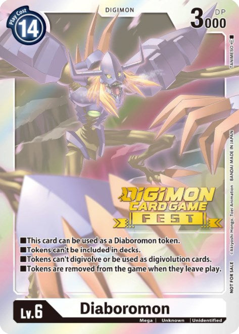 Diaboromon Token (Digimon Card Game Fest 2022) [Lanzamiento de promociones especiales de refuerzo] 