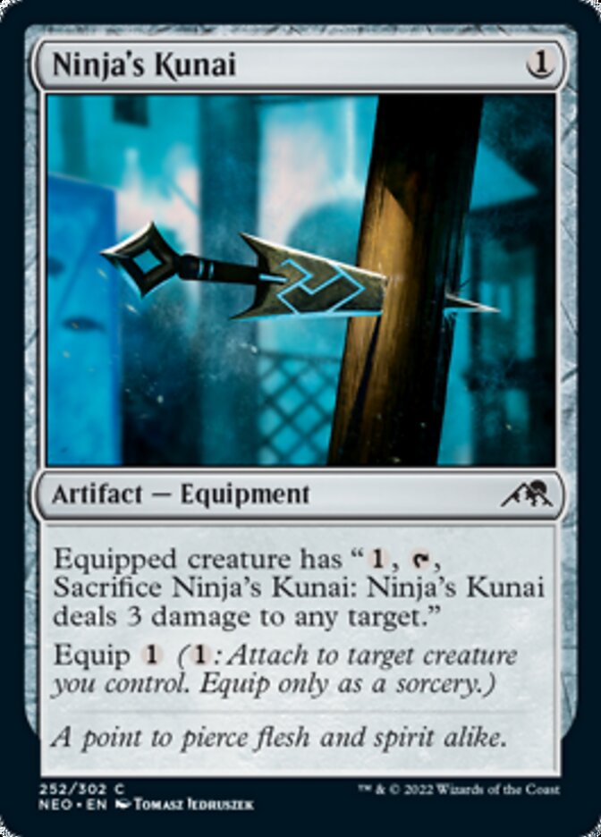 Kunai del Ninja [Kamigawa: Dinastía Neón] 