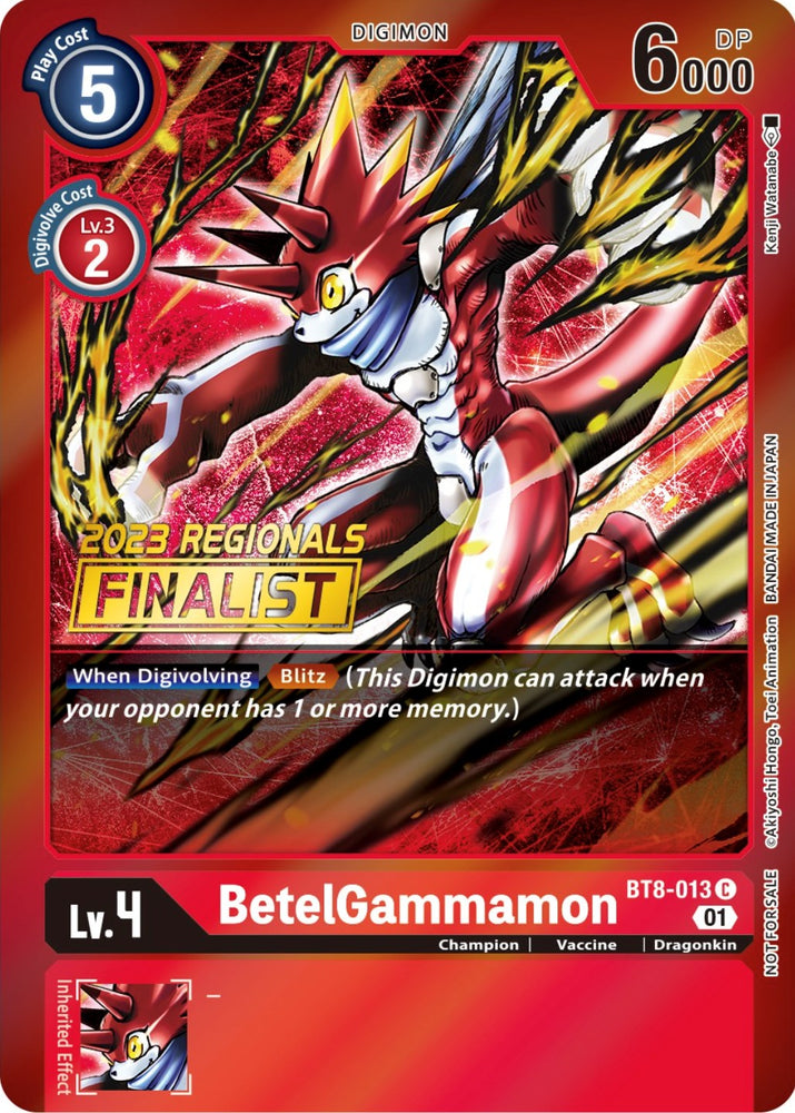 BetelGammamon [BT8-013] (Finalista de las Regionales 2023) [Nuevas promociones de Awakening] 