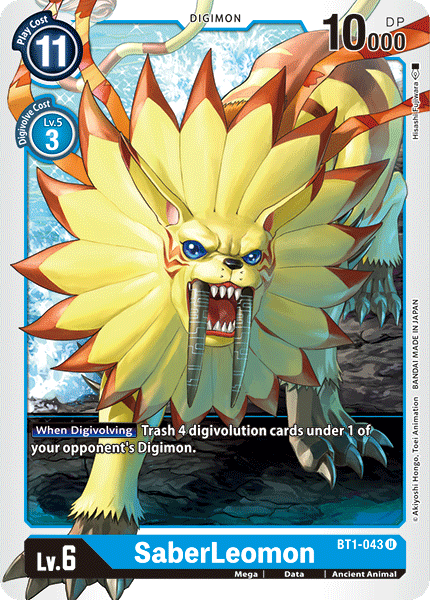 SaberLeomon [BT1-043] [Lanzamiento de refuerzo especial Ver.1.0] 