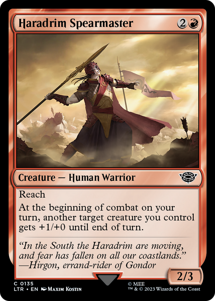Haradrim Spearmaster [El Señor de los Anillos: Cuentos de la Tierra Media] 