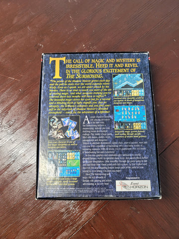 The Summoning (PC ; 5.25 floppy disk)