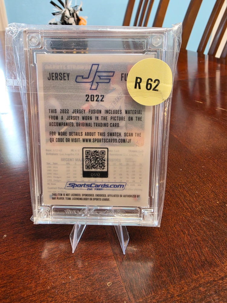 2022 Jersey Fusion Darryl Strawberry Player Used Swatch