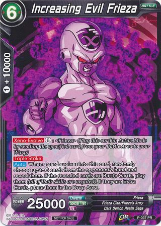 Frieza crecientemente malvada (P-037) [Tarjetas de promoción] 
