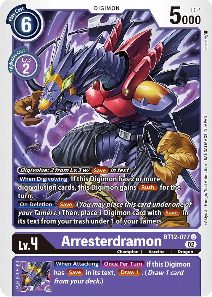 Arresterdramon [BT12-077] [A través del tiempo] 